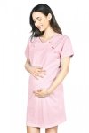 MijaCulture - 2 w 1 koszula ciążowa i do karmienia  2078 róż