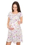 MijaCulture - zjawiskowa sukienka 2 w 1 ciążowa i do karmienia Lulu kwiaty 1