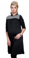 Zjawiskowa sukienka ciążowa „Lana” 9020 czarny 1