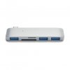 Satechi 3-in-1 USB-C HUB - USB 3.0 / SD / microSD Silver