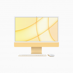 Apple iMac 24 4,5K Retina M1 8-core CPU + 8-core GPU / 16GB / 1TB SSD / Gigabit Ethernet / Żółty (Yellow) - 2021