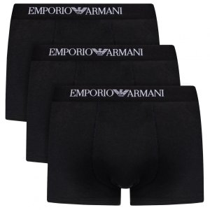 Emporio Armani bokserki czarne męskie 3pack 111610-CC722-21320