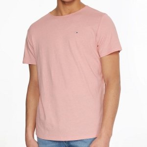 Tommy Hilfiger t-shirt koszulka męska różowa DM0DM09586-TH9