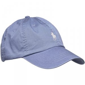 Ralph Lauren czapka z daszkiem unisex błękitna