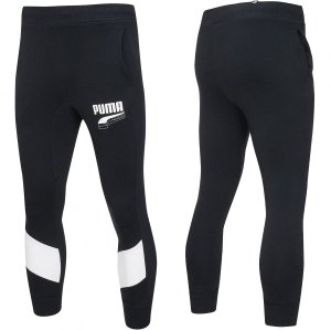 Puma spodnie dresowe męskie czarne Rebel Block Pants 582742 01