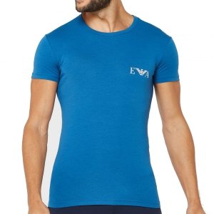 Emporio Armani t-shirt koszulka męska niebieski 111670-3R715-50336