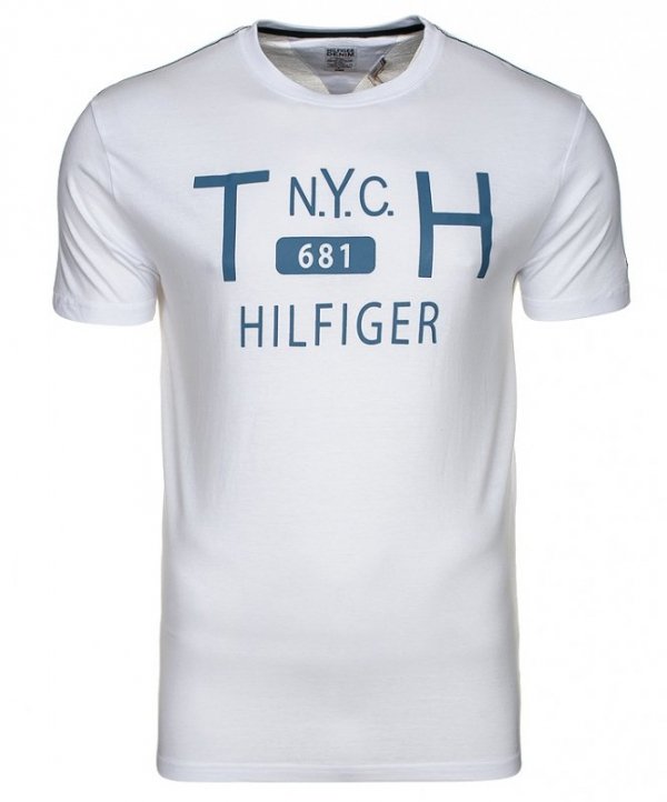 T-shirt męski Tommy Hilfiger Denim biały