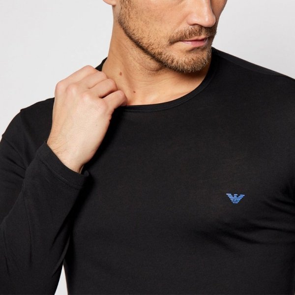 EMPORIO ARMANI LONGSLEEVE MĘSKI CZARNY