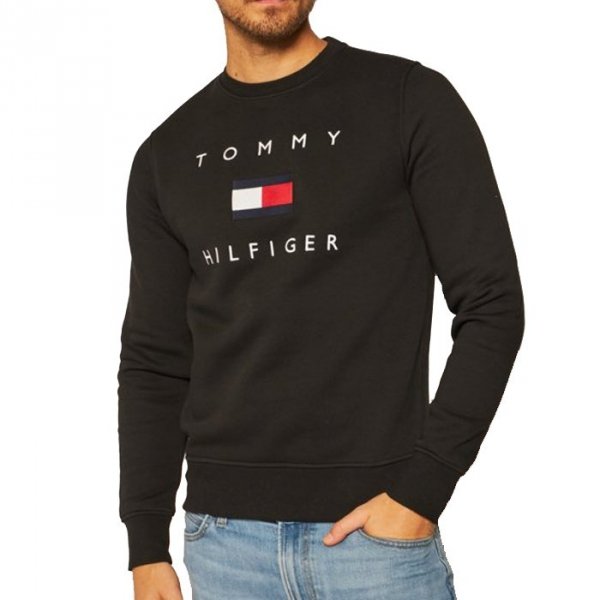 TOMMY HILFIGER BLUZA MĘSKA CZARNA