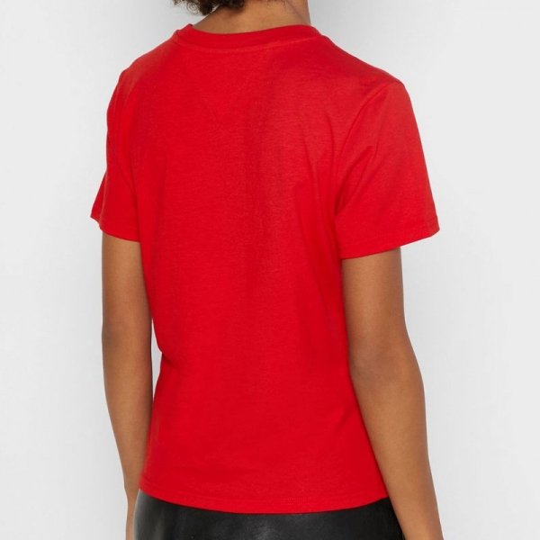 Tommy Hilfiger Jeans t-shirt koszulka damska bluzka czerwona