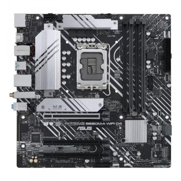Płyta Asus PRIME B660M-A WIFI D4 /B660/DDR4/SATA3/M.2/USB3.1/WIFI/PCIe4.0/s.1700/mATX