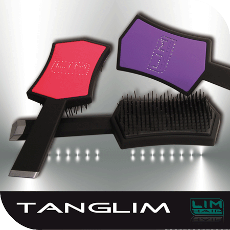 LIM Tanglim Szczotka do rozczesywania włosów kolor purpurowy