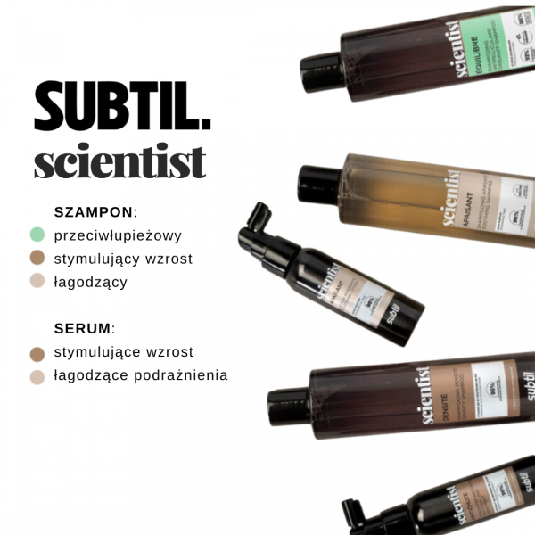 Scientist skoncentrowany szampon przeciw wypadaniu włosów 300 ml. SHAMPOING DENSITE 