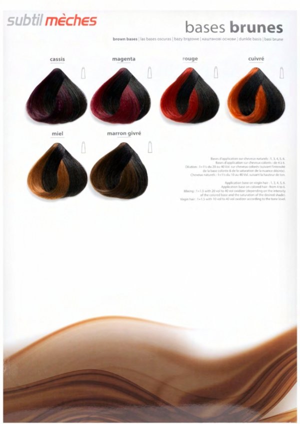 6/3 Crème - Blond Foncé Doré  Profesjonalna Farba do włosów Subtil CREME  60 ml.