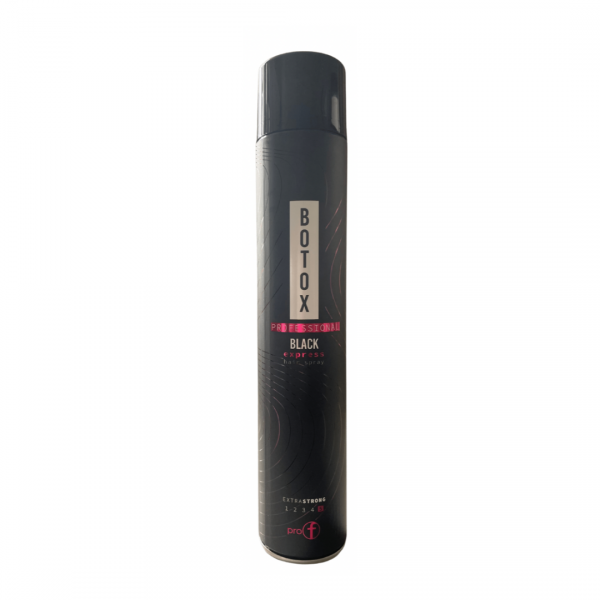 LAKIER DO WŁOSÓW 750 ML. BOTOX BLACK EXPRESS