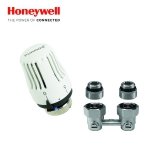 Zestaw Term. Kątowy Honeywell Głowica Purmo Biała Verafix VK