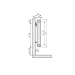 Purmo Plan Ventil Compact Flex FCVF21s 500x400