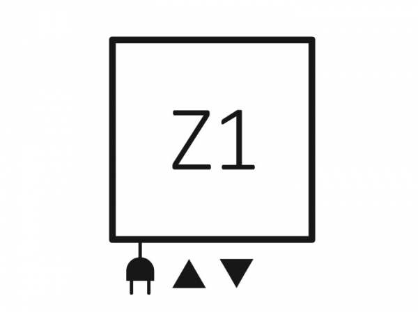 ZIGZAG 1070x500 Graphite Z1