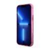 Guess Liquid Glitter Transculent 4G - Etui iPhone 14 Pro (Różowy)