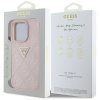 Guess Hot Stamp 4G Pattern Triangle Metal Logo - Etui do iPhone 16 Pro Max (różowy)