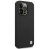BMW Liquid Silicone Case Metal Logo – Etui iPhone 14 Pro Max (Czarny)