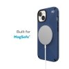 Speck Presidio2 Grip Magsafe - Etui iPhone 15 Plus / iPhone 14 Plus (Coastal Blue / Black / White)