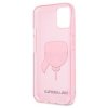 Karl Lagerfeld Karl’s Head Glitter - Etui iPhone 13 Mini (różowy)