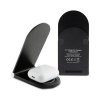 Karl Lagerfeld Ikonik MagSafe - Składana ładowarka indukcyjna 2w1 z MagSafe do iPhone i AirPods 15W (czarny)