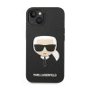 Karl Lagerfeld Silicone Ikonik Karl`s Head - Etui iPhone 14 Plus (czarny)
