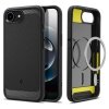 Spigen Rugged Armor Mag MagSafe - Etui do iPhone 16e (Matte Black)