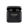 Guess Printed Logo - Słuchawki Bluetooth TWS + etui ładujące (czarny)