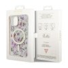 Guess Flower MagSafe - Etui iPhone 14 Plus (Przezroczysty)