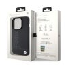 BMW Leather Hot Stamp MagSafe - Etui iPhone 15 Pro Max (Czarny)