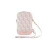 Guess Zip GCube Bottom Stripe - Torebka na telefon (różowy)