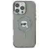 Karl Lagerfeld IML Metal Karl Head MagSafe - Etui iPhone 16 Pro Max (czarny)