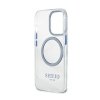 Guess Metal Outline Magsafe - Etui iPhone 13 Pro (przezroczysty / niebieski)