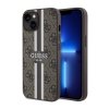 Guess 4G Printed Stripes MagSafe - Etui iPhone 14 Plus (Brązowy)