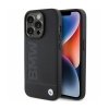 BMW Leather Hot Stamp - Etui iPhone 15 Pro (czarny)