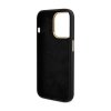 Guess Silicone Script Metal Logo & Frame - Etui iPhone 15 Pro Max (czarny)