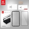Crong Anti-Bacterial 3D Armour Glass – Szkło hartowane 9H na cały ekran iPhone 16e / iPhone 14 / iPhone 13 / iPhone 13 Pro + ram