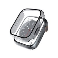 Crong Hybrid Watch Case - Etui ze szkłem Apple Watch 44mm (Clear) 