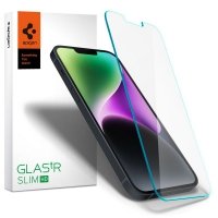 Spigen Glas.TR Slim – Szkło hartowane do iPhone 16e / iPhone 14 / iPhone 13 / iPhone 13 Pro 