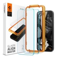 Spigen Alm Glas.TR 2-Pack - Szkło hartowane do Google Pixel 8A (2 szt.) (Przezroczysty) 