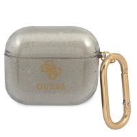 Guess 4G Glitter - Etui Airpods 3 (czarny) 