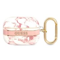 Guess Marble Strap - Etui Airpods Pro (Pink) 