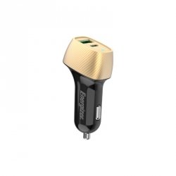 Energizer Ultimate - Ładowarka samochodowa USB-C & USB-A 38W PD + QC3.0 (Złoty / Czarny)