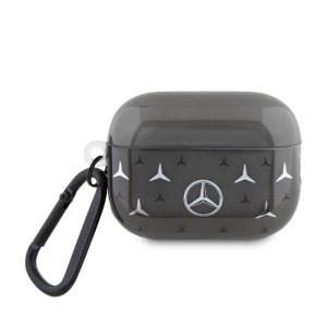 Mercedes Large Star Pattern - Etui AirPods Pro 2 (czarny)