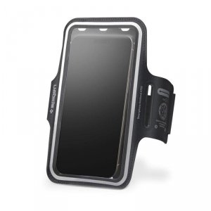 Spigen A703 Dynamic Shield Armband - Etui / Sportowa opaska na ramię na smartfon do 6.9 (czarny)