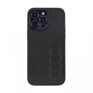 Audi Synthetic Leather - Etui iPhone 14 Pro Max (Czarny)