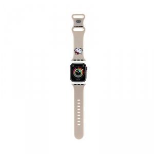 Hello Kitty Silicone Kitty Head - Pasek do Apple Watch 38/40/41 mm (beżowy)